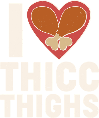 I Love Thicc Thighs Turkey Legs Tote Bag